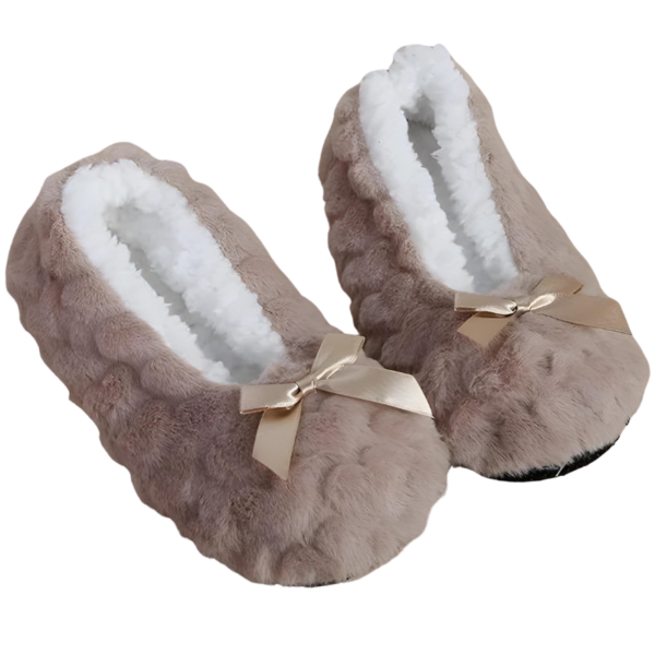 cozy cloud slippers khaki front