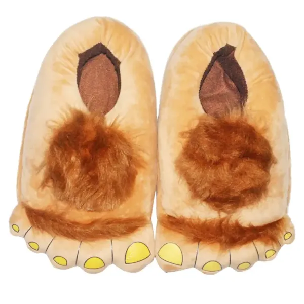 Furry Monster Plush Slippers Unisex Warm Adventure Shoes 5