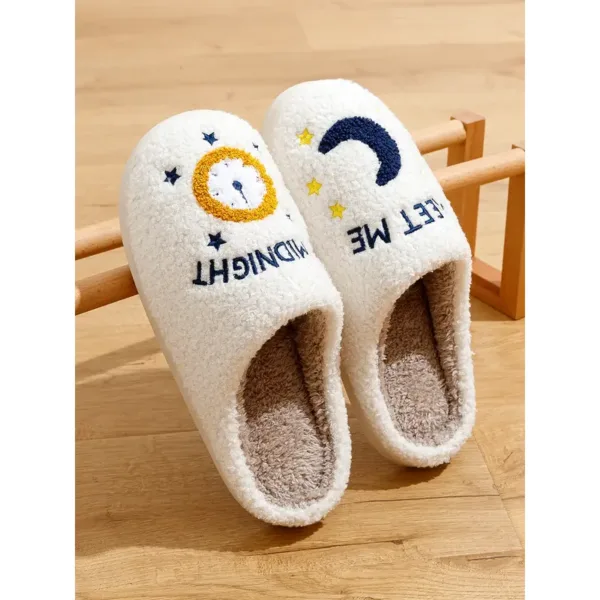 Meet Me At Midnight Womens Slippers White