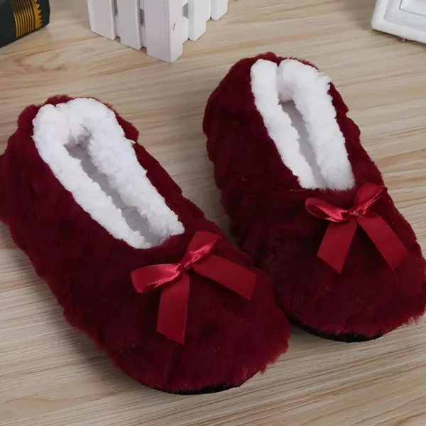 cozy cloud slippers red front jpg